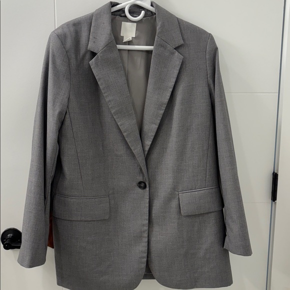 H&M Jackets & Blazers - H&M Gray Blazer